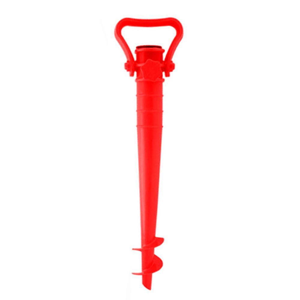 Marbueno Pincho Parasol Plastico Color Rojo 44 cm Jardin Piscina y Playa