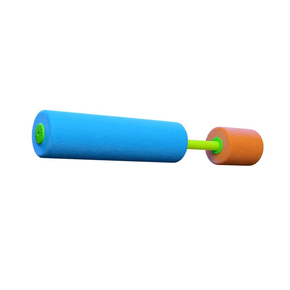 Marbueno pistola de agua foam succion color azul y naranja