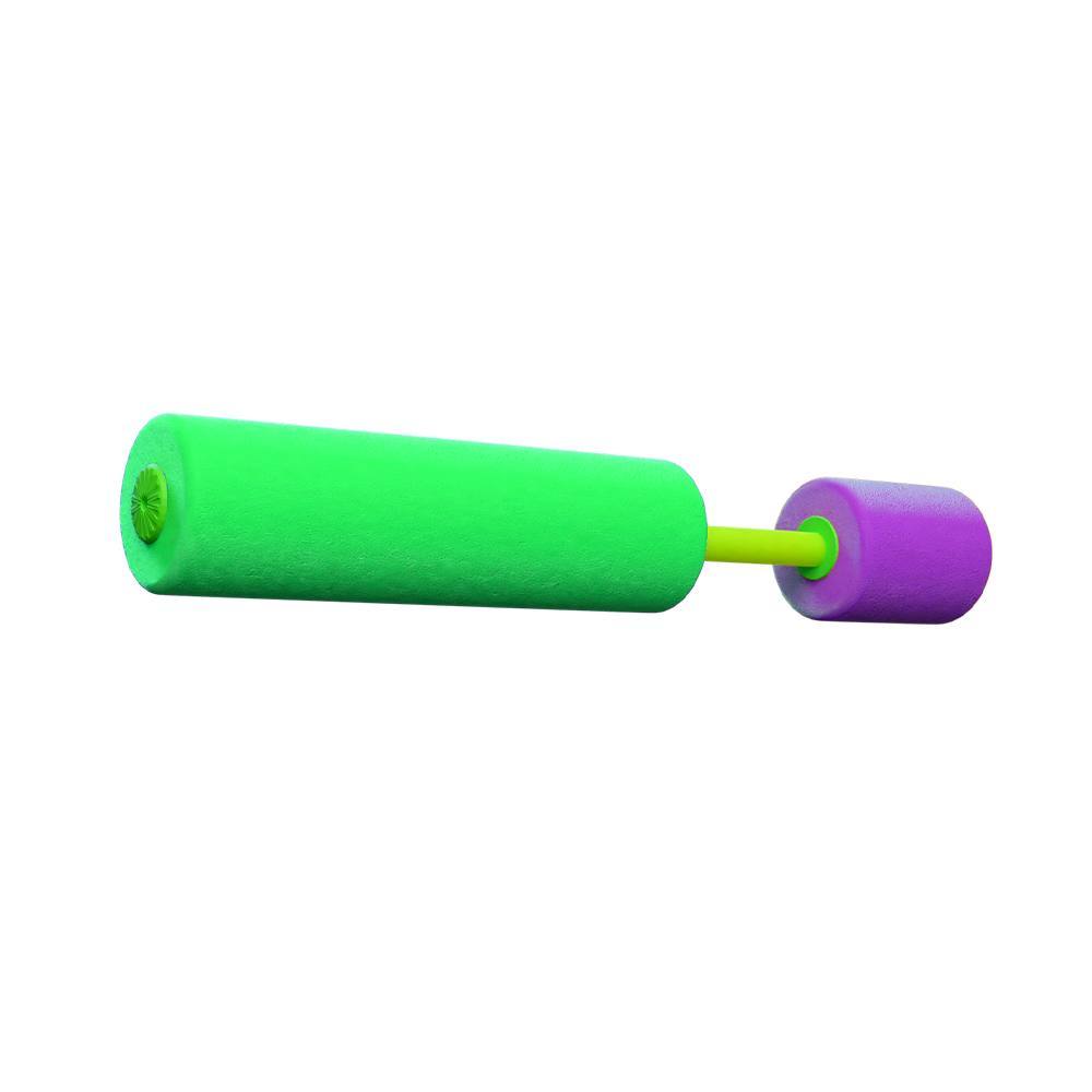 Marbueno pistola de agua foam succion color verde y morado