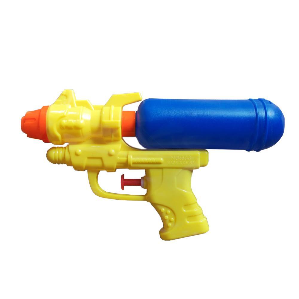 Marbueno Pistola de Agua Plástico Presión Color Amarillo 18x10,5