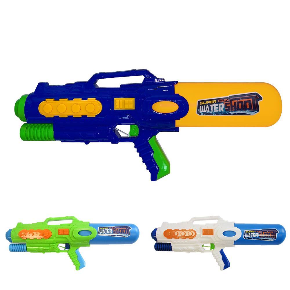 Marbueno Pistola de Agua Plástico Presión Color Surtido 50x22 cm