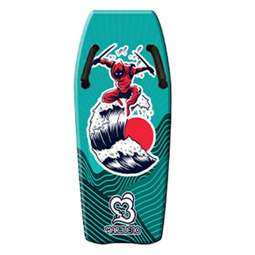 Marbueno Tabla de Surf EPS Con Asas Diseño Ninja 94 cm Retractil